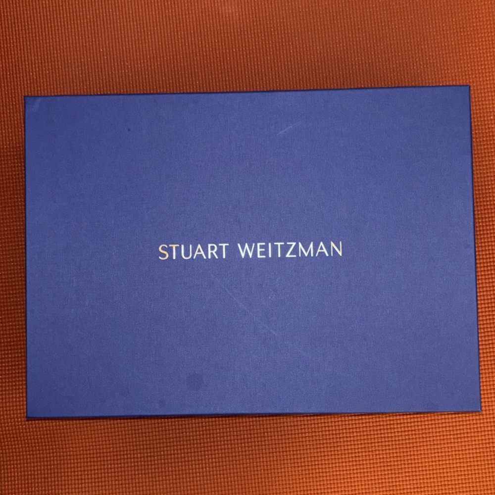 Authentic Stuart Weitzman empty shoe box.
